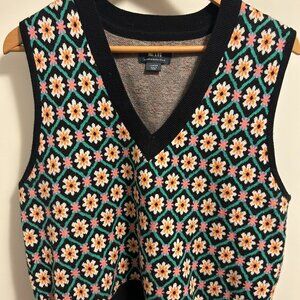 Maeve Vera Jacquard Sweater Vest from Anthropologie.